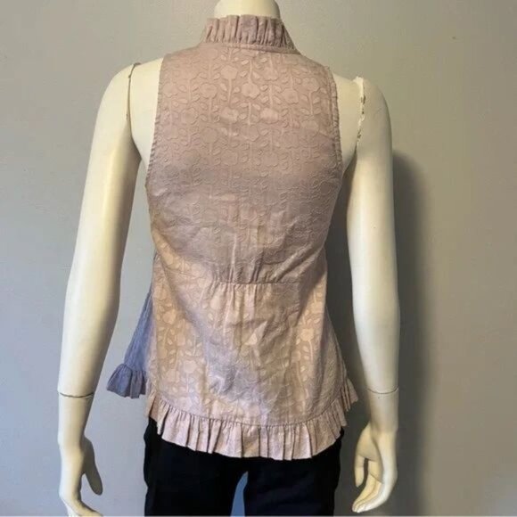 The Marc By Marc Jacobs Ruffles Hem Sleeveless Top size US 4 - Picture 7 of 7